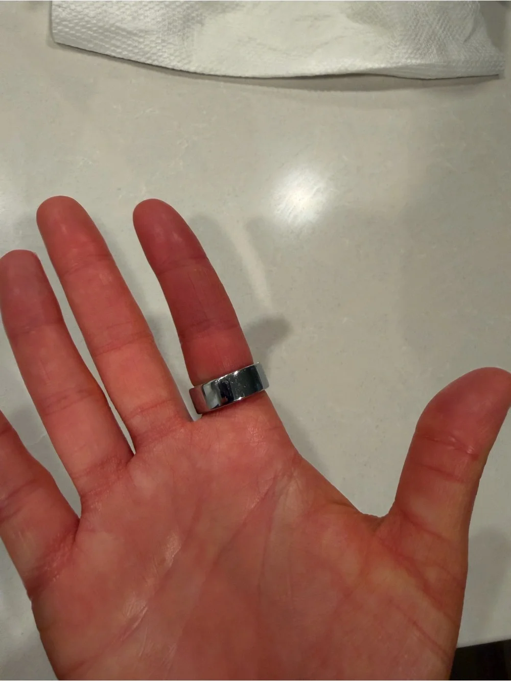 Oura polished ring